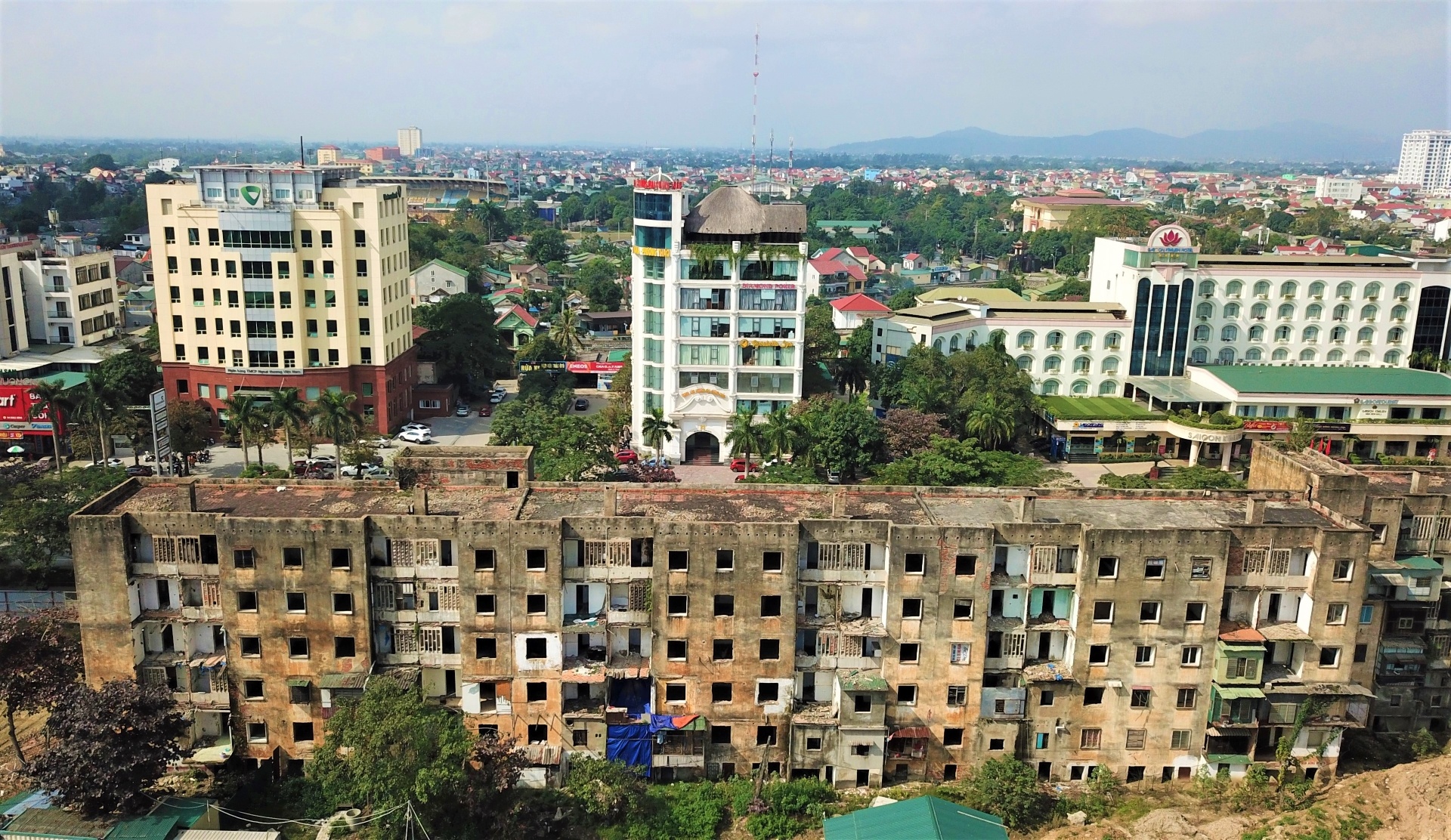 chung cu Quang Trung xuong cap anh 1