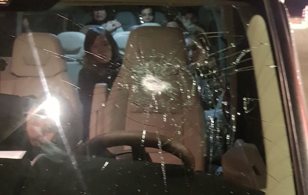 Nhieu oto bi nem da tren cao toc Lang Son - Bac Giang hinh anh