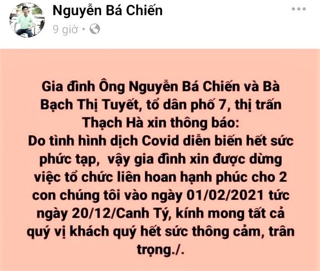 hoan cuoi phong dich Covid-19 anh 1