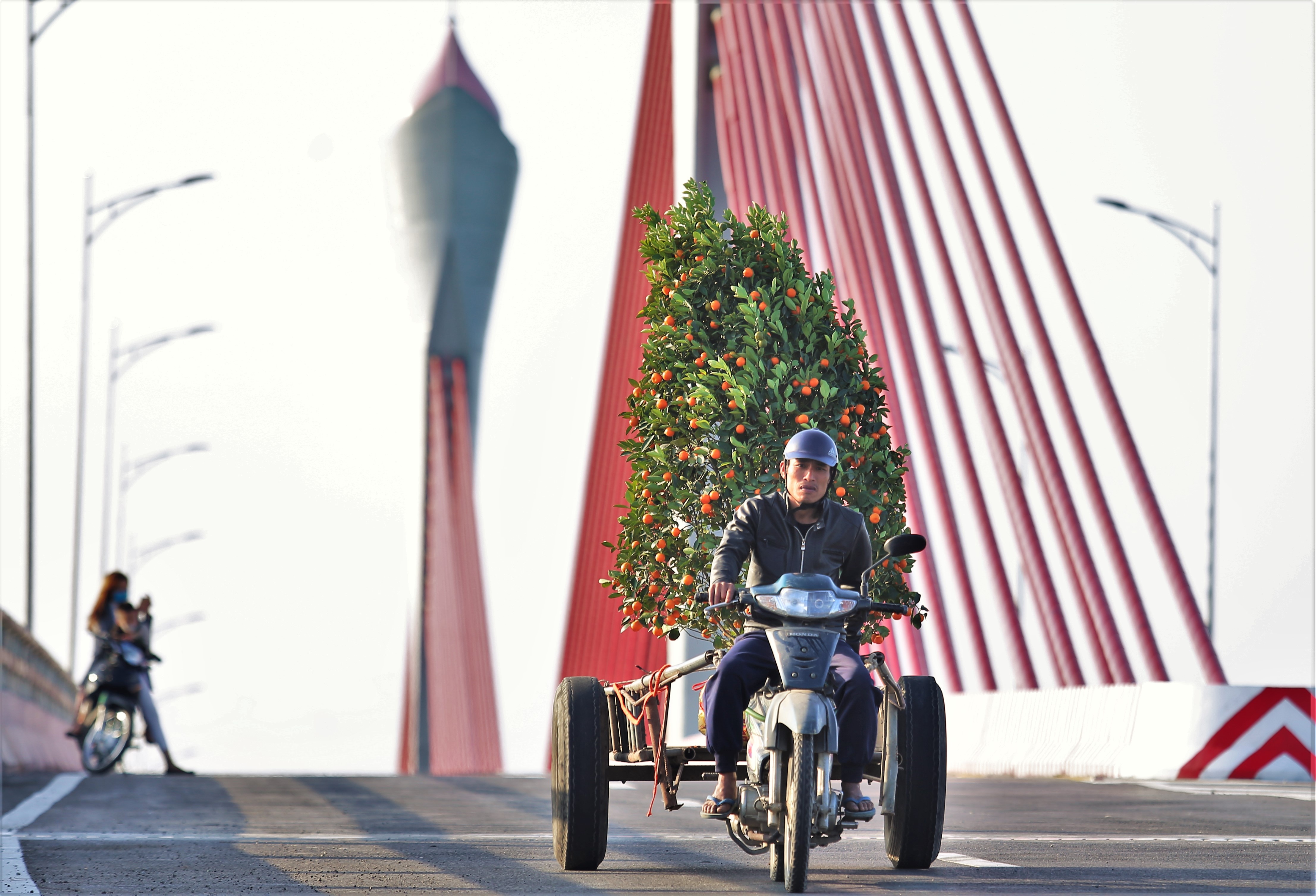 Cau 950 ty noi Nghe An va Ha Tinh thong xe dip Tet hinh anh