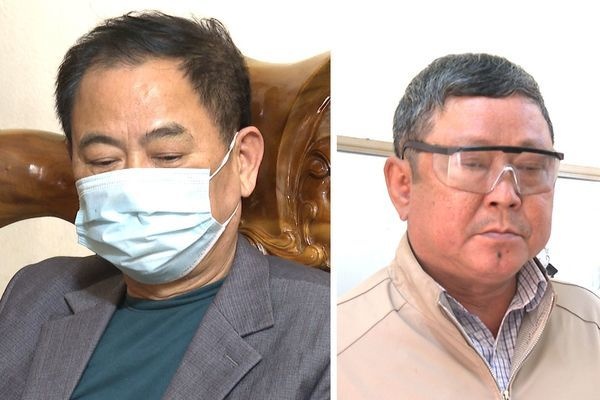 Bat hai can bo thi tran vi lap khong ho so dat hinh anh