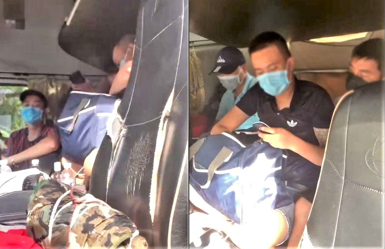 6 nguoi chen nhau tren cabin oto dau keo de vuot chot ra khoi TP Vinh hinh anh