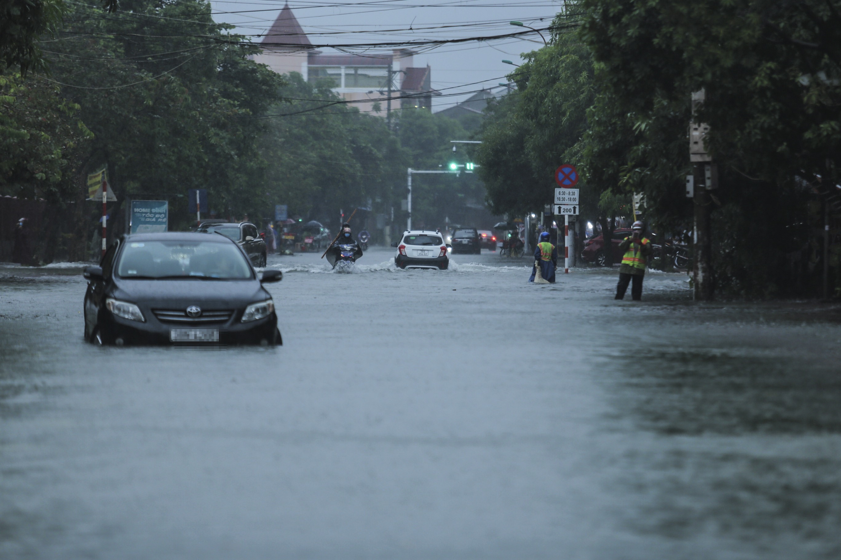 mua ngap sau Ha Tinh anh 1