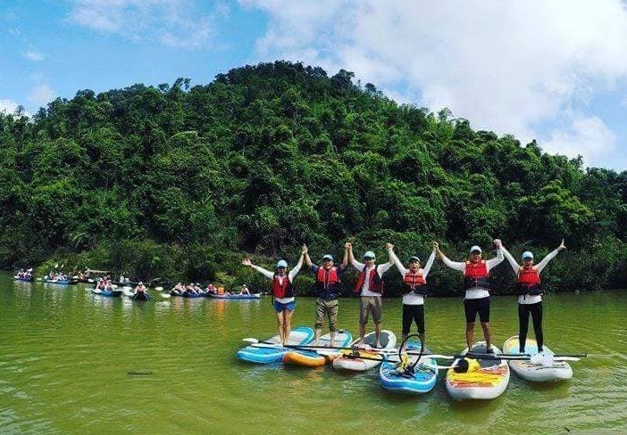 Nghe An don khach du lich co the xanh hinh anh