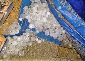 Mua da xuat hien o Nghe An hinh anh