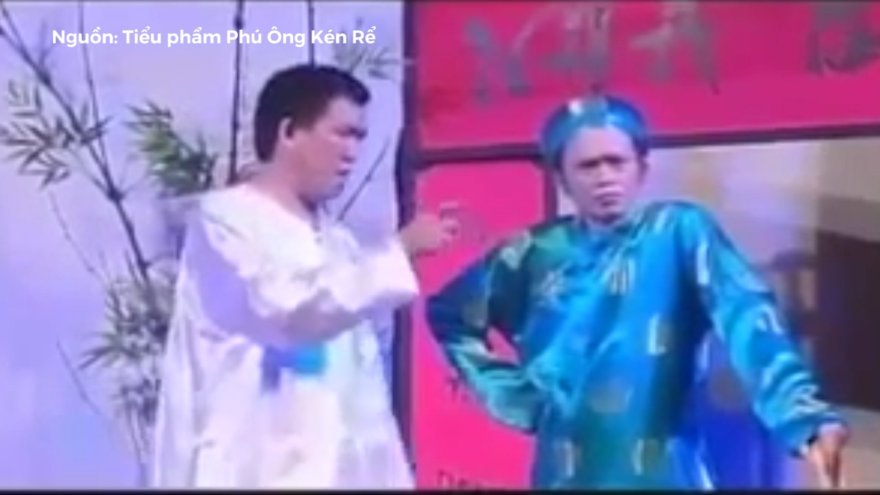 Nhat Cuong, Hoai Linh lam kho nhau voi nhung cau do hoc bua hinh anh