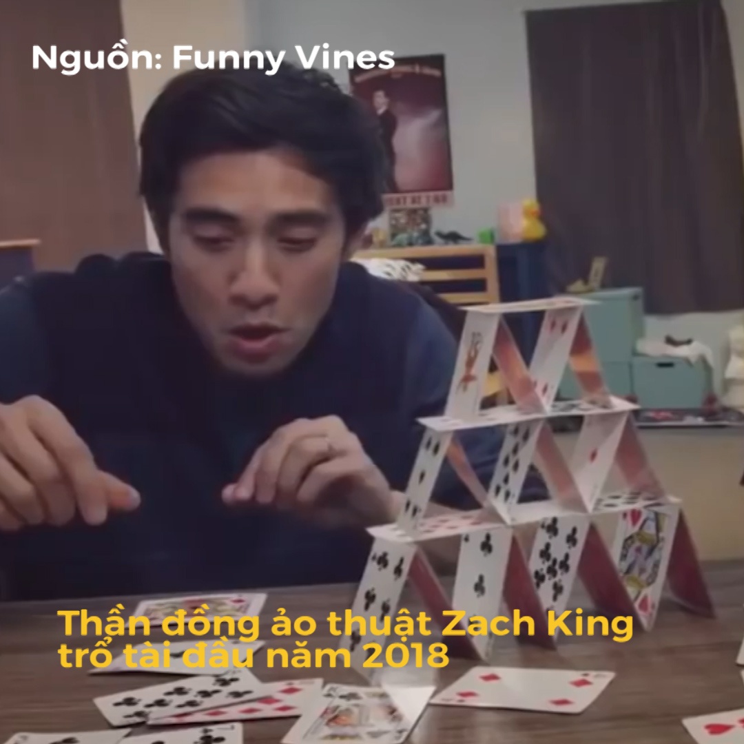 Than dong ao thuat Zach King tro tai dau nam 2018 hinh anh