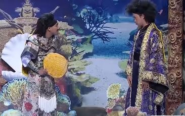 Tran Thanh, Hai Trieu khoe than thai tai On gioi, cau day roi mua 4 hinh anh