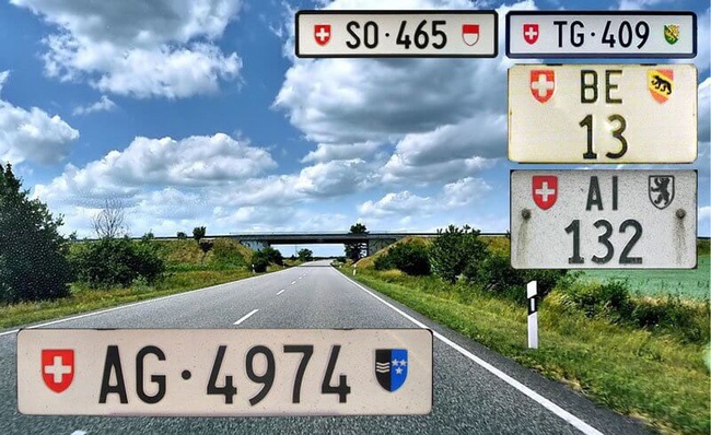 Chuyen dau gia bien so xe dep o chau Au hinh anh