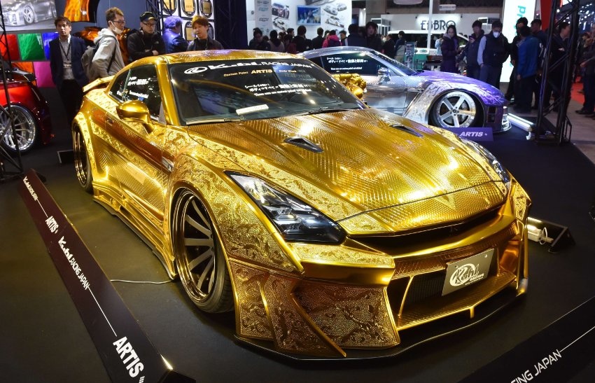 Chiem nguong sieu xe Nissan GT-R duoc ma vang hinh anh