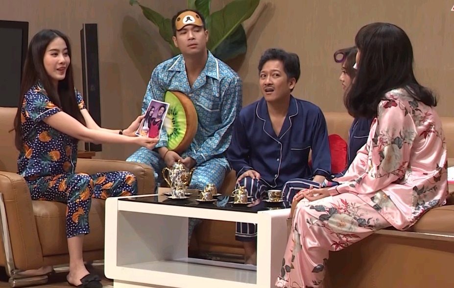 Nam Em 'nhac kheo' chuyen Truong Giang, Nha Phuong o 7 Nu Cuoi Xuan hinh anh