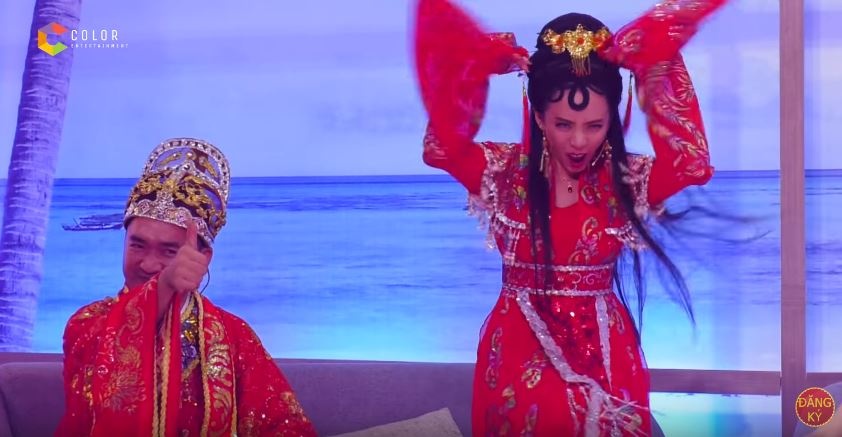 Thu Trang 'an tuong' voi do lang tu, ga lang cua cac chang trai hinh anh