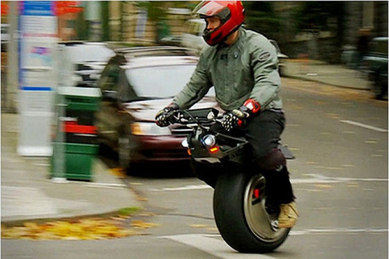 Phuong tien doc dao dua ban di khap noi chi voi mot banh xe hinh anh