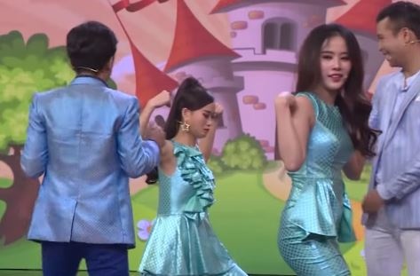 Nam Em nghi ngo Hari Won 'co bau' tai 7 Nu Cuoi Xuan hinh anh