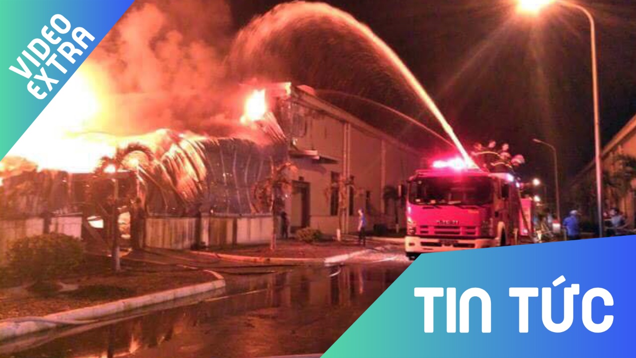 Chay lon tai khu cong nghiep o Quang Ninh hinh anh