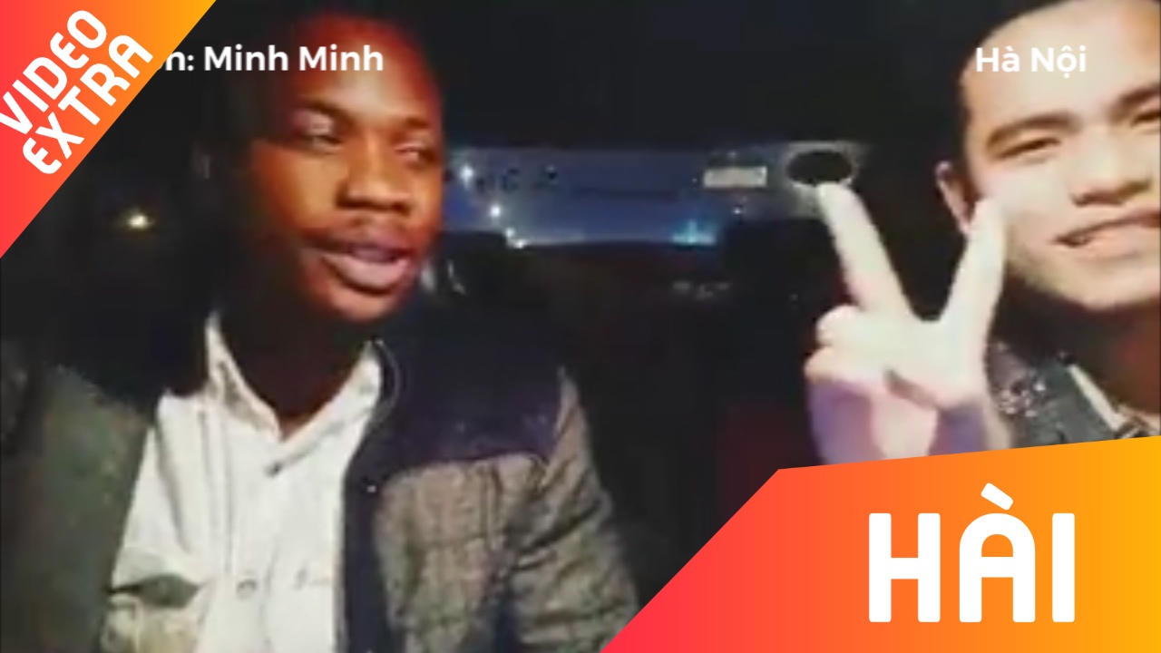 Tai xe Viet Nam day anh chang Ghana noi tieng Viet hai huoc hinh anh