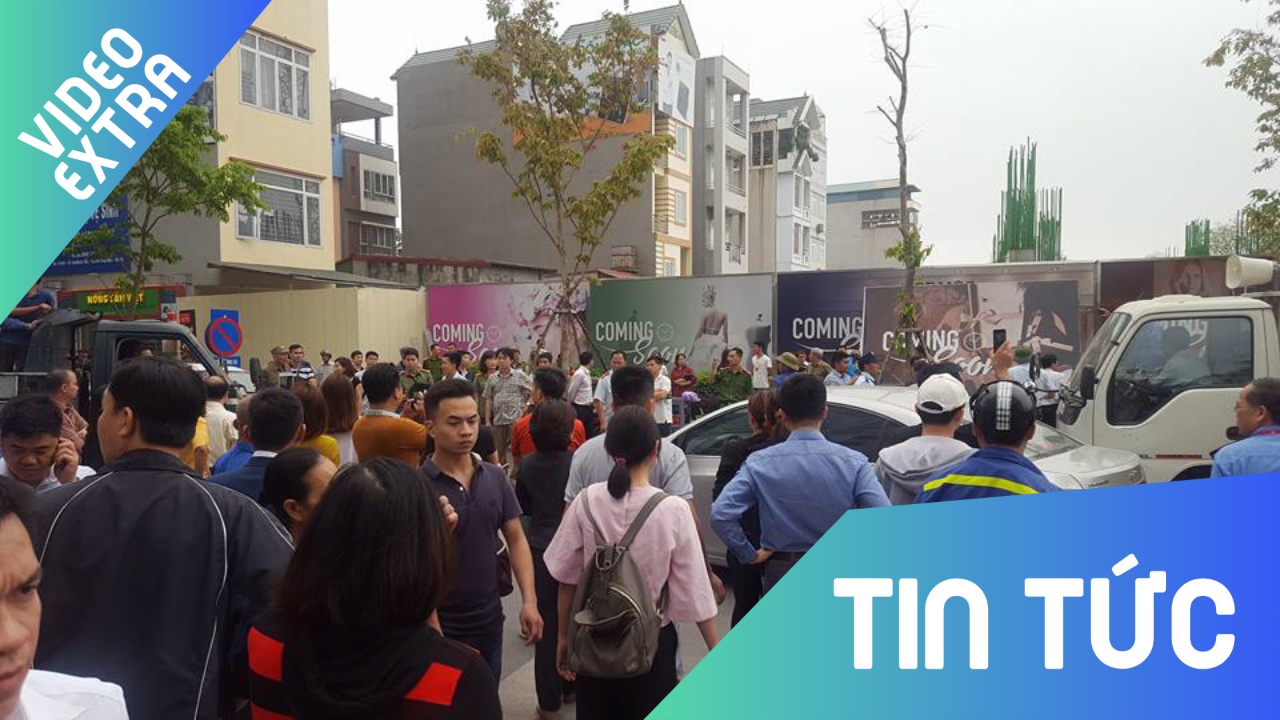 Cu dan chung cu Goldmark City tiep tuc bieu tinh vi tranh chap ha tang hinh anh