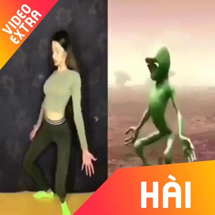 Co gai bat chuoc dieu nhay cua nhan vat hoat hinh giong nhu duc hinh anh