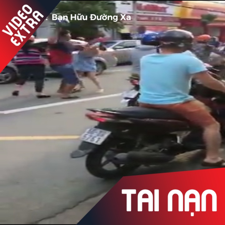 Xay ra va cham, thanh nien dung non bao hiem danh thang vao dau co gai hinh anh