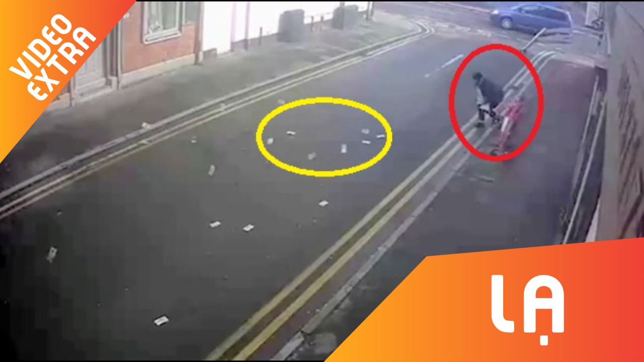 Trom bat luc nhin 'thanh qua' bi gio thoi bay o Anh hinh anh