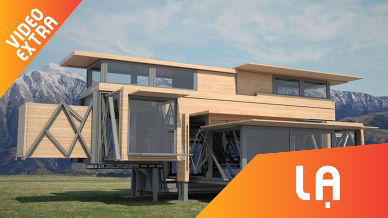 Nha o thong minh co kha nang gap mo nhu chiec hop hinh anh