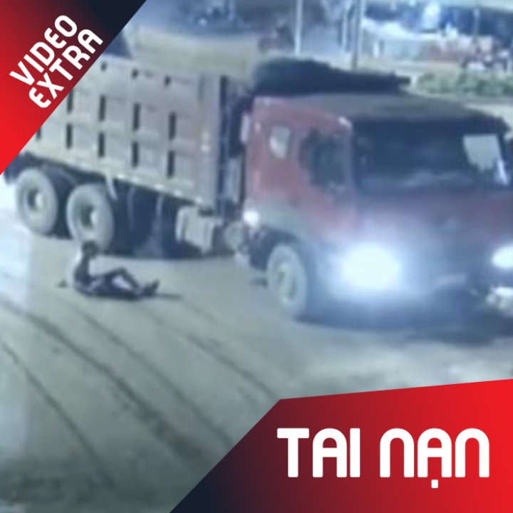 Thanh nien bi xe tai dam trung, thoat chet trong gang tac duoi gam hinh anh