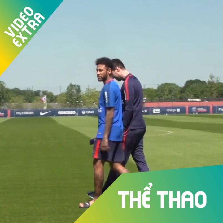 Tin vui cho PSG: Neymar da quay lai tap luyen hinh anh