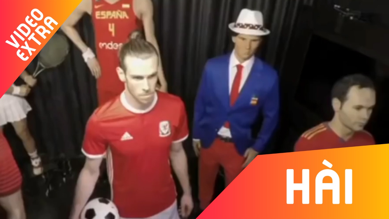 Gareth Bale gia lam tuong sap de doa khach tham quan hinh anh