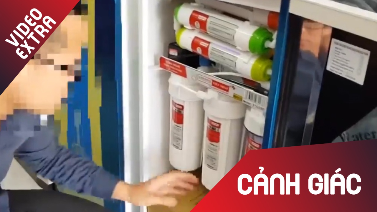 Doanh nghiep dan tem chung nhan gia mao de ban may loc nuoc hinh anh