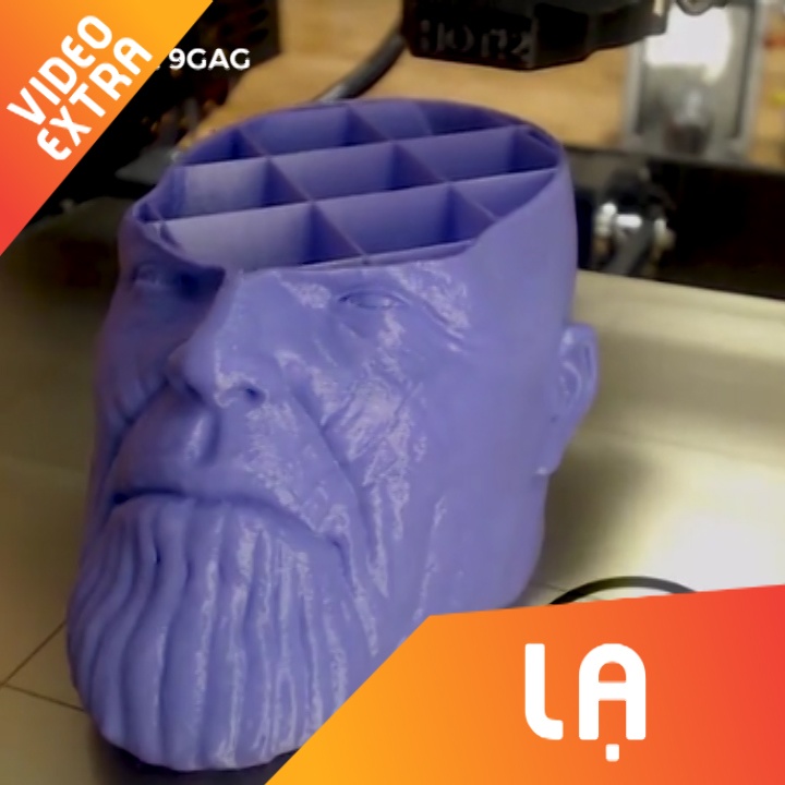 Mo hinh 3D chiec dau cua Thanos hinh anh