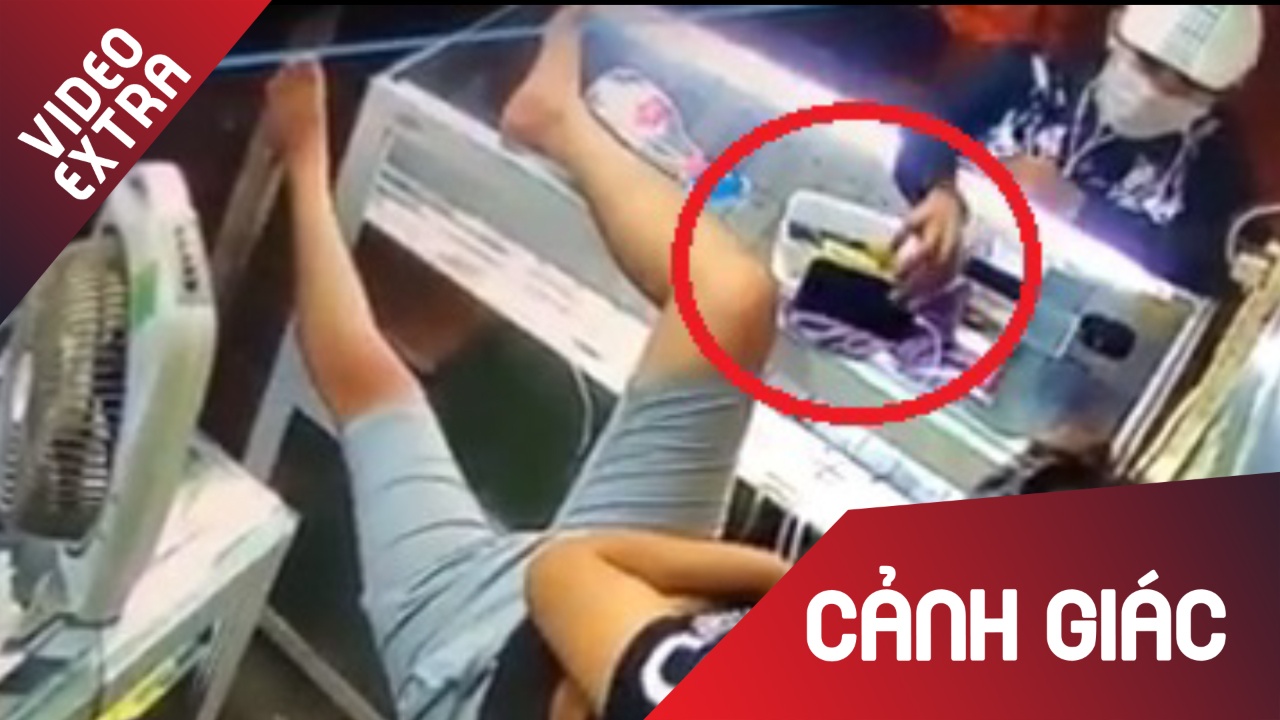 Ngu quen trong cua hang, bi trom lay mat dien thoai hinh anh