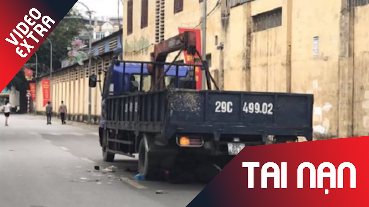 Toan canh vu xe tai lui chet 3 me con thuong tam o Ha Noi hinh anh