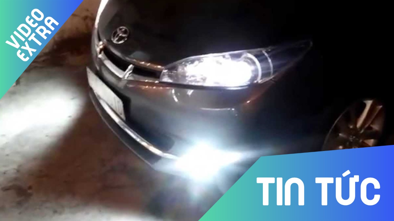 Nguy co tai nan khi lap den LED sieu sang vao oto hinh anh