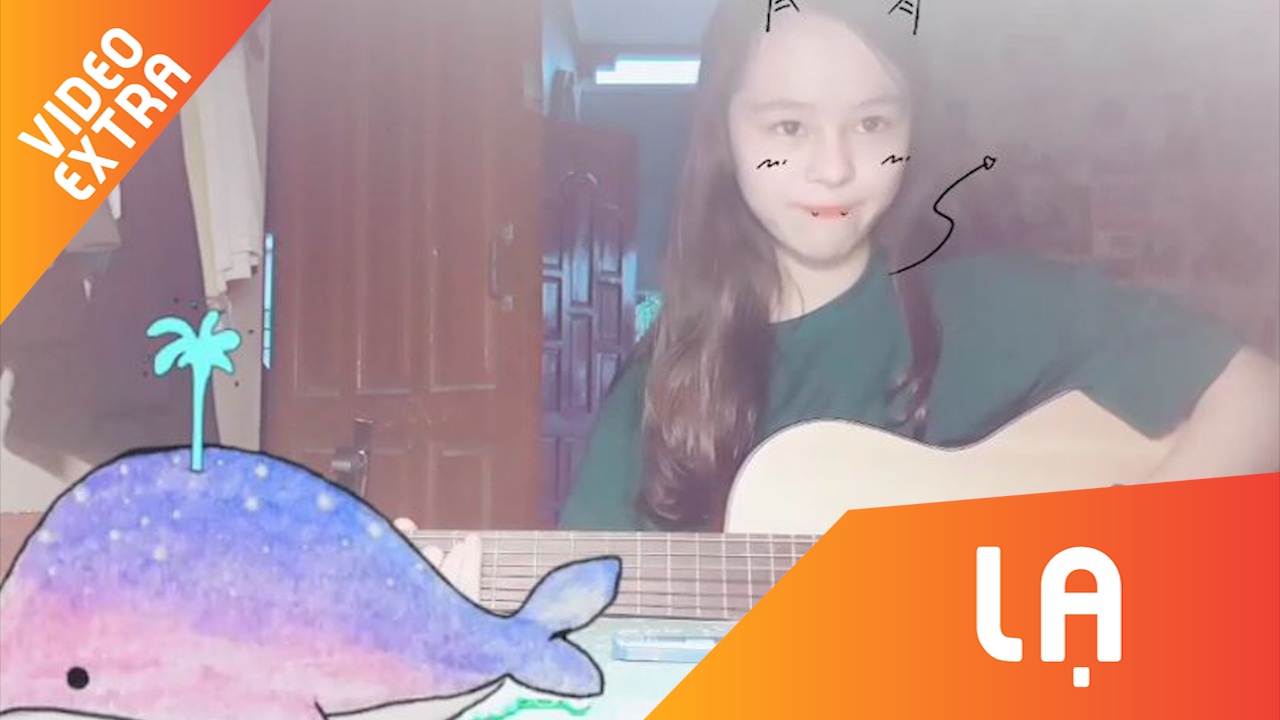 Co gai xinh dep dan, hat cover 'Hoc tieng meo keu' hinh anh