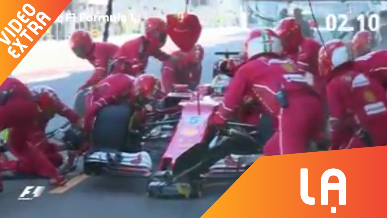 Biet doi thay lop xe dua F1 chi trong chua den 3 giay hinh anh