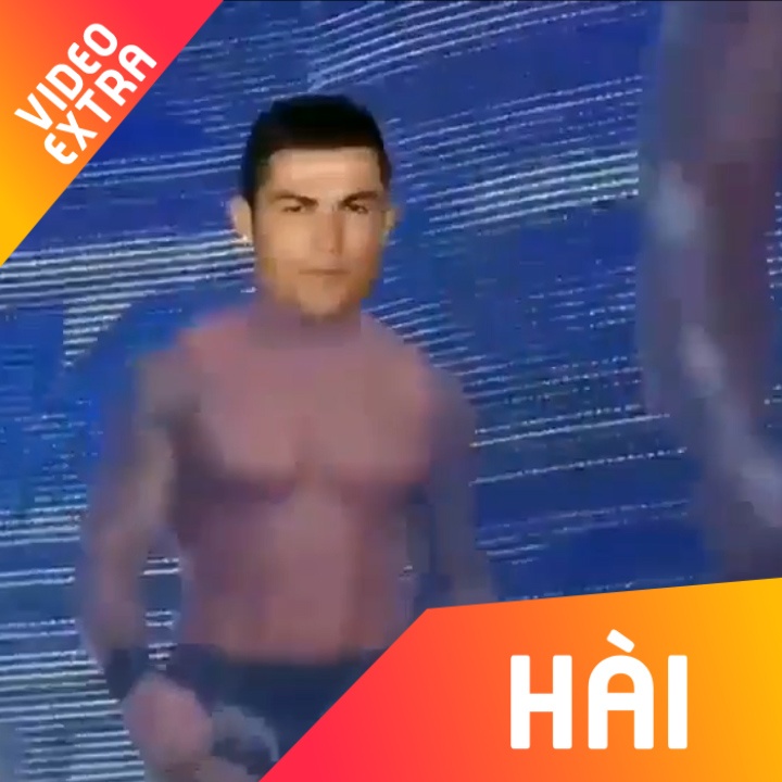 Clip che Ronaldo bi Neymar 'hanh ha' tren san do vat My hinh anh