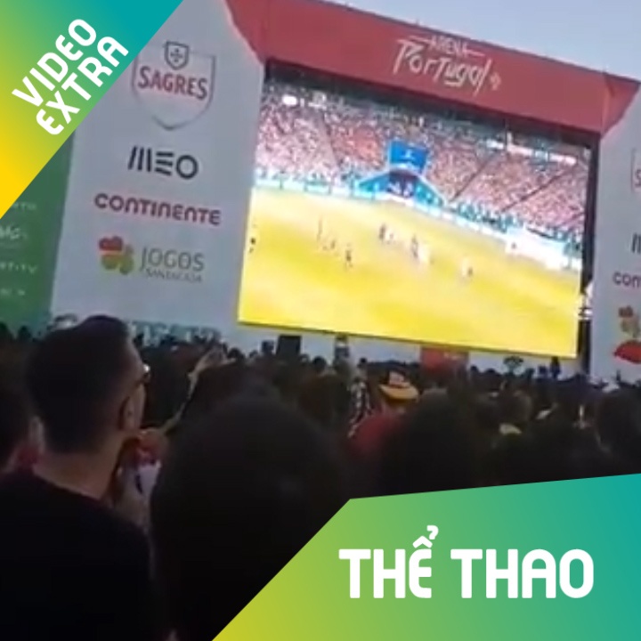 Co dong vien khap Bo Dao Nha 'phat dien' voi hat-trick cua Ronaldo hinh anh