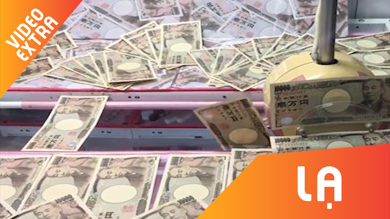 May gap tien, nang cap cua tro gap gau tu Nhat Ban hinh anh