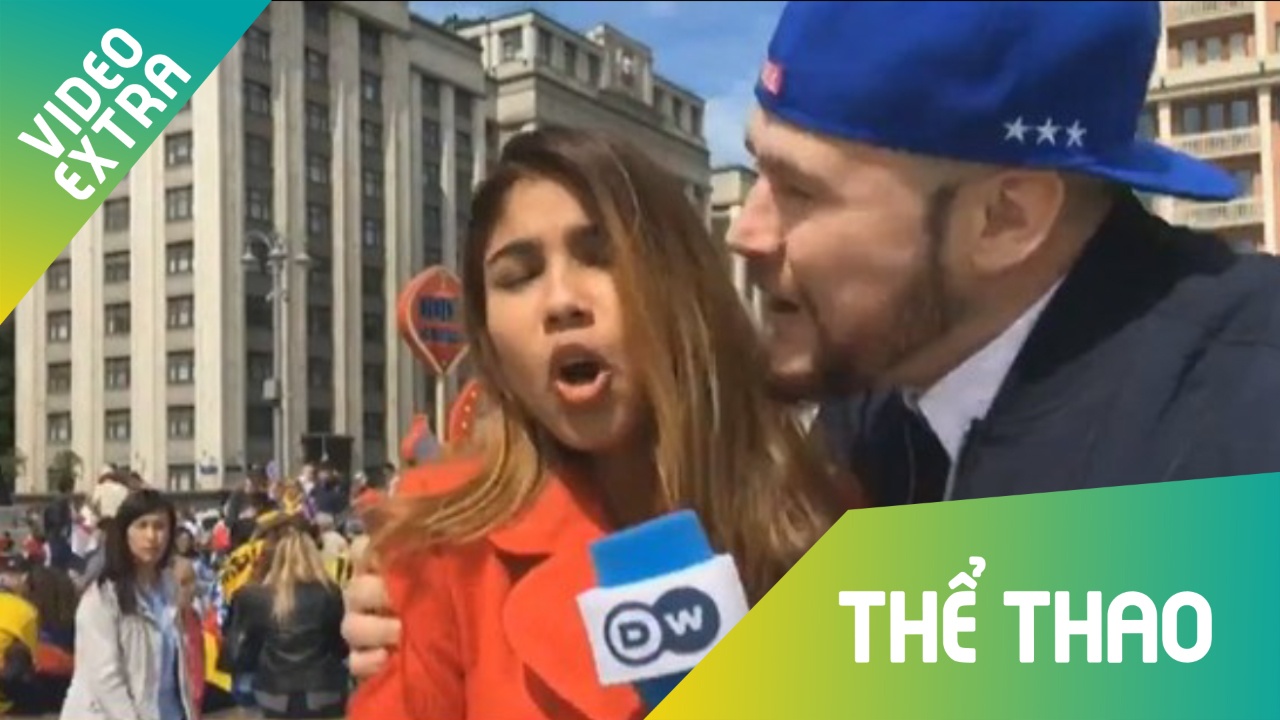 Nu phong vien World Cup bi sam so ngay trong luc dan truc tiep hinh anh