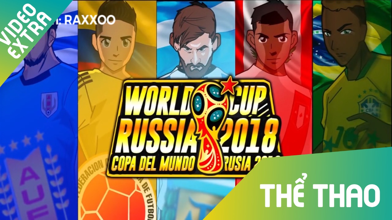 'World Cup 2018' theo phong cach hoat hinh Nhat Ban hinh anh