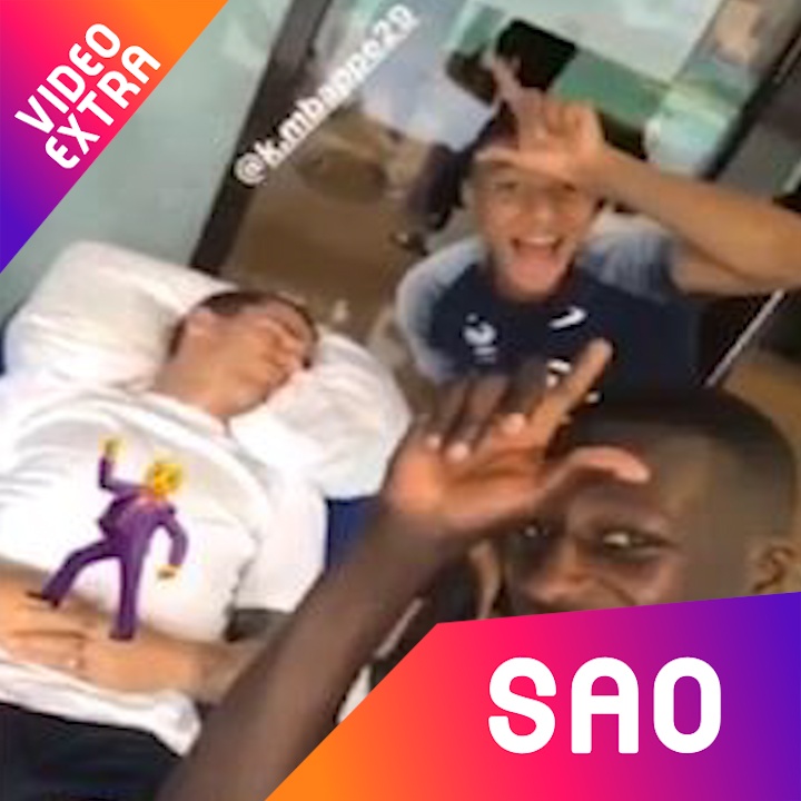 Chi vi ngu quen, Griezmann da bi Paul Pogba va Mbappe che gieu hinh anh