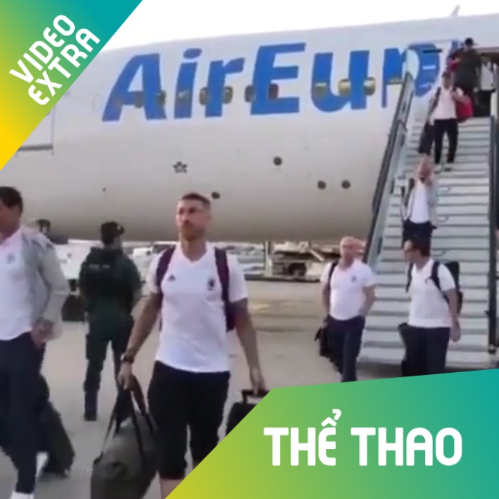 Sergio Ramos that theu khi ve den thu do Madrid cung dan sao TBN hinh anh