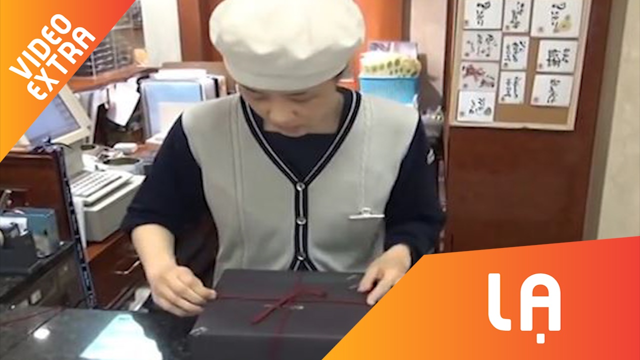 Cach goi qua nhanh nhu may cua nhan vien Nhat Ban hinh anh