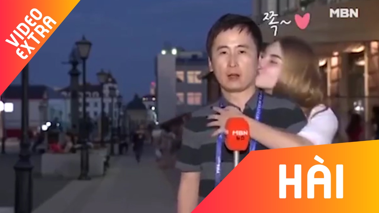 Nam phong vien bi hon trom khi dang dua tin Wolrd Cup hinh anh