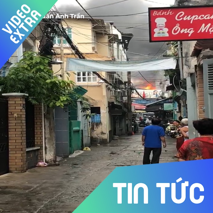 Chay lon gan cho Hoa Hung hinh anh