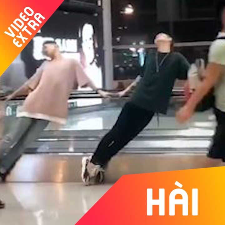 Nhom ban 'ranh roi' bay tro hai huoc o san bay hinh anh