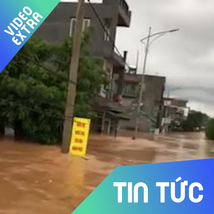 Nguoi dan di xuong ra duong sau tran bao lon o Quang Ninh hinh anh