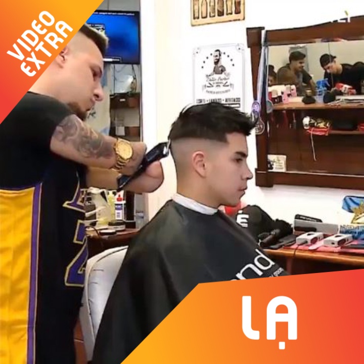 Chang trai cut tay van la tho hot toc noi tieng o Argentina hinh anh