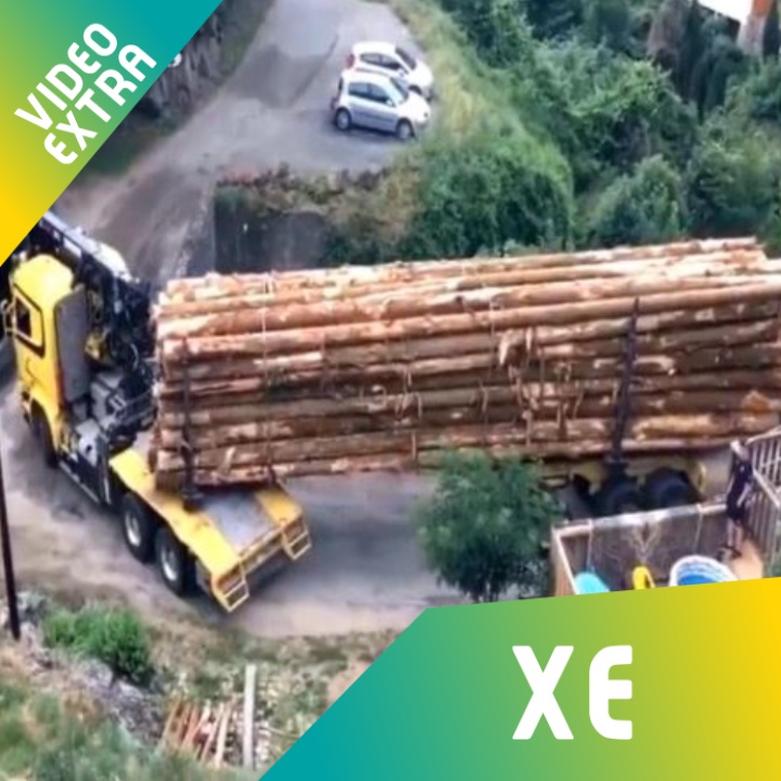 Contaner cho hang tan go be lai day ky thuat qua cau hep hinh anh