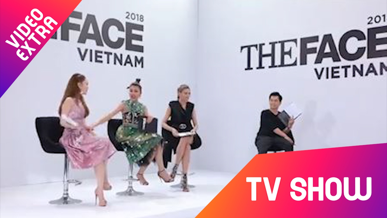 Minh Hang va Thanh Hang 'ran nut' tinh cam vi trai dep o The Face hinh anh